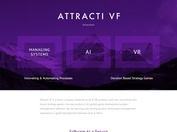 Attracti landing page