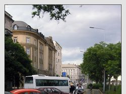 улочка в центре будапешта