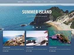 Дизайн сайта с тематикой туризма, отдыха