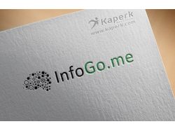 Логотип для компании "InfoGo.me"