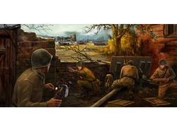 Иллюстрация к игре "В окопе"