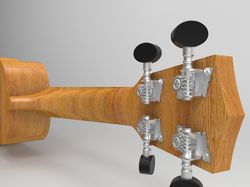 3D моделирование и визуализация гавайской гитары