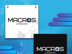 MACROS - фирменный логотип для web-студии.