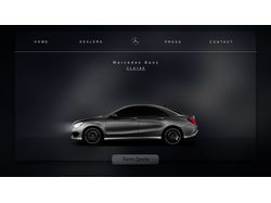 Дизайн-сайт - Mercedes-Benz