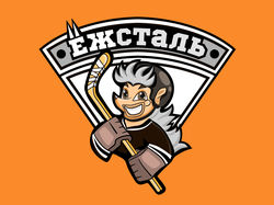 Логотип для московской хоккейной команды "ЁЖСТАЛЬ"