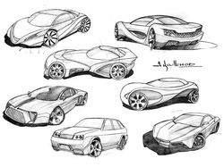 Sketch cars