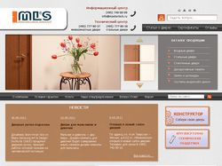 Дизайн сайта (двери и интерьер) - конкурсная работ