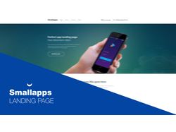 Smallapps Landing Page | PSD to HTML
