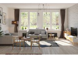 Интерьер дома в скандинавском стиле