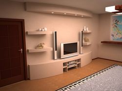 Дизайн четырехкомнатной квартиры. Гостинная.