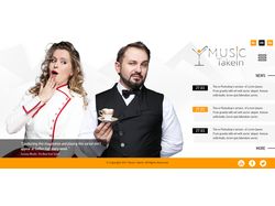 Сайт для развлекательной компании MusicTakein