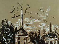 Кусково. Набросок