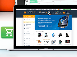 Дизайн Интернет-магазина "SUPERSHOP"