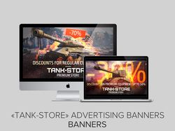 "TankStore" Advertising Banners