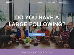Landing Page - Start Up сайта "Snapfixx"
