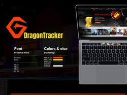 Дизайн сайта торрент трекера DragonTracker