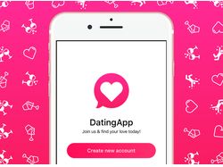 Дизайн для iOS приложения тематики Dating