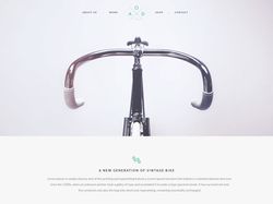 Макет веб сайта YEBO Bicycle