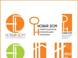 Логотип строительной компании "Новый дом"