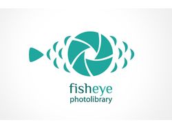 Логотип для фотобиблиотеки "FishEye"