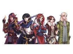 Команда персонажей для сессии в ролевой игре