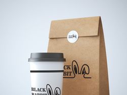 Лого для нового сорта кофе "Black Rabbit"