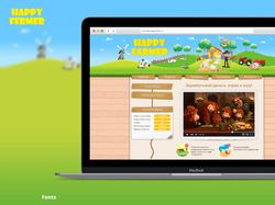 Дизайн для онлайн-игры Happy farmer