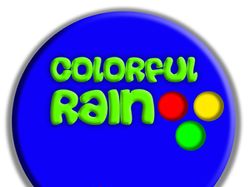 Sphere colorful rain