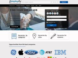 Домашняя страница "Employify"
