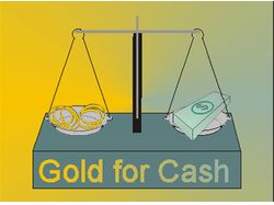 Логотип для скупки золота GOLD FOR CASH