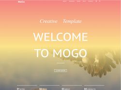 Адаптивная верстка "MoGo" // HTML, CSS, Bootstrap