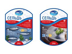 Этикетка сельди