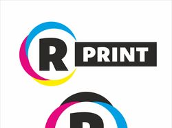 Логотип для копировального центра r-print