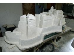 Гипсовый макет Мукачевского замка длина 2 метра
