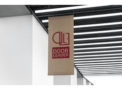 Логотип торговой компании "Дверной Лидер"