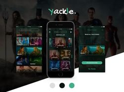 Дизайн моб. приложения "Yackle"