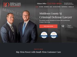 Верстка и натяжка на Wordpress MiddlesexCountyCrim