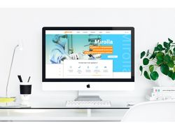 Дизайн сайта для компании "Миролла"