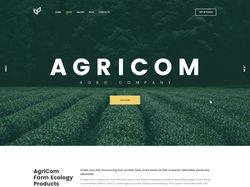Шаблон сайта агро компании "Agricom"