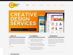 Сайт компании по разработке дизайна