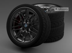 Визуализация модели Колеса BMW E39