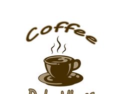 Логотип для уютной кофейни "Delo Vkusa"