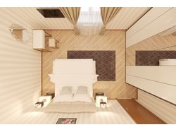 Дизайн спальни 22.2 кв.м