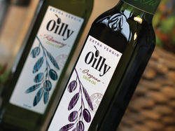 Дизайн логотипа и этикетки для оливкового масла