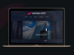 Moscow City - концепт-дизайн главной страницы.
