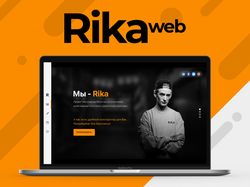 Rika - веб-дизайн.