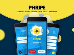 Phripe - концепт-дизайн приложения.