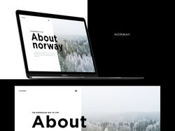 Norway website design.