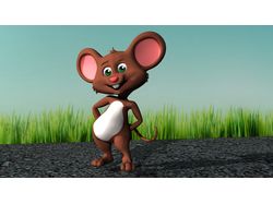 3D персонаж. Мышь