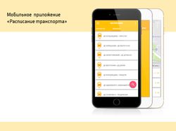 Мобильное  приложение  «Расписание транспорта»